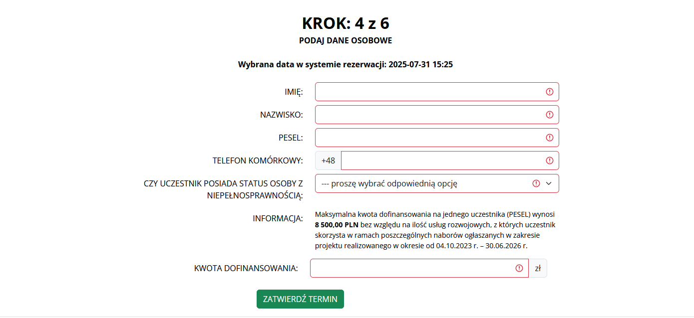 krok: 3